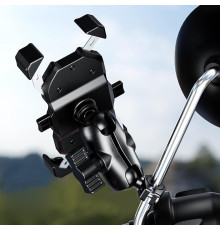 Biketec MCM17 Адаптер для Кріплення на Дзеркало або Поперечку Чорний
