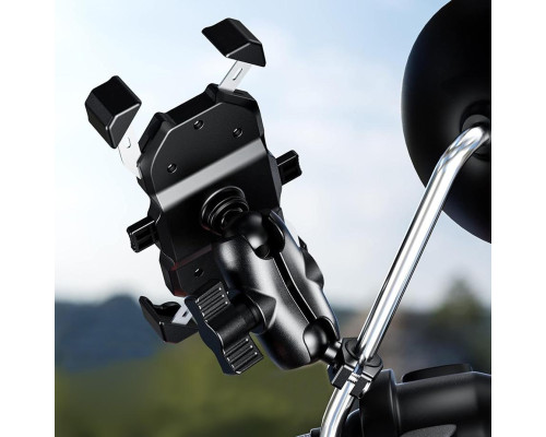 Biketec MCM17 Адаптер для Кріплення на Дзеркало або Поперечку Чорний