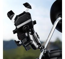 Biketec MCM17 Адаптер для Кріплення на Дзеркало або Поперечку Чорний