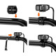 Biketec Gniazdo USB Quick Charge Power Delivery для мотоцикла SAE на кермо Чорний