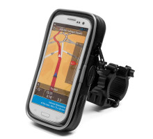 Biketec Extreme® Водонепроникний Чохол з Тримачем на Кермо Обертовий 360 для Телефону/Смартфону/Навігації Moto/Велосипед Тип:167 Чорний