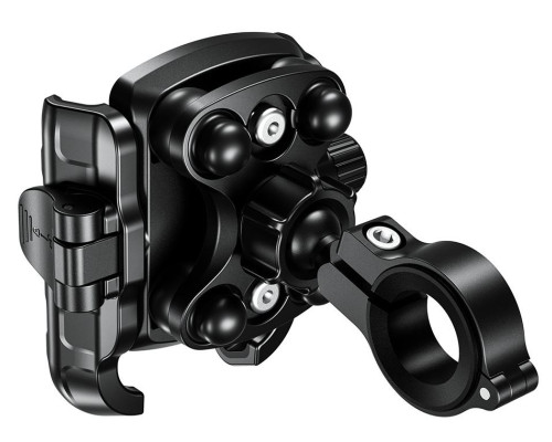 Biketec R9-Clip-Damper тримач для телефону антивібраційний швидкознімний для керма або дзеркала чорний