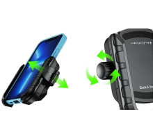 Biketec R9-Clip-Damper тримач для телефону антивібраційний швидкознімний для керма або дзеркала чорний