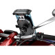 Biketec R15-Metal тримач для телефону на мотоцикл металевий на кермо або дзеркало чорний