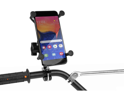 Biketec Ram XL Тримач для телефону на мотоцикл для керма або дзеркала Чорний