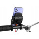 Biketec R9W-PD тримач для мотоцикла з індукційною зарядкою USB-C Quick Charge металевий чорний