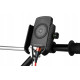Biketec R9W-PD тримач для мотоцикла з індукційною зарядкою USB-C Quick Charge металевий чорний