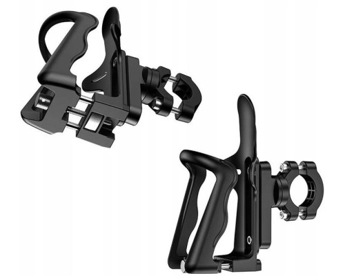 Biketec UBH1 тримач для пляшки/термоса для мотоцикла, скутера, велосипеда чорний