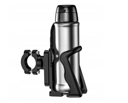 Biketec UBH1 тримач для пляшки/термоса для мотоцикла, скутера, велосипеда чорний