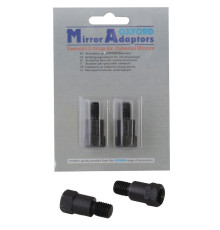 Oxford Adapter для дзеркал універсальних Reverse 10mm-8mm (8mm в лівому дзеркалі - ліве різьблення) 2 шт. Чорний