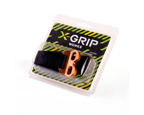 X-grip передній ремінь для витягування мотоцикла з гвинтами KTM/GasGas/Husqvarna/Beta помаранчевий