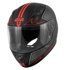 Givi J.04 дитячий інтегральний шолом чорний з червоним 50