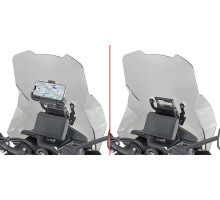 Givi 2024 поперечка для монтажу GPS / смартфона KTM 890 SMT 2023 чорний