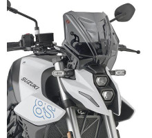 Givi 2024 вітрове скло димчасте 25x31 см для Suzuki GSX-8S (2023) / GSX S1000 (2021-2023)