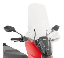 Givi 2024 вітрове скло прозоре 81,5x64,5 см для Seat Mo 125 2022-2023 / Silence S01 2022-2023