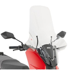 Givi 2024 вітрове скло прозоре 81,5x64,5 см для Seat Mo 125 2022-2023 / Silence S01 2022-2023