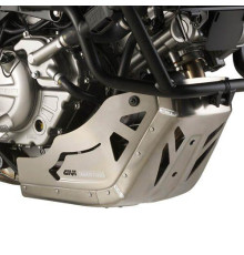 Givi, алюмінієвий захист масляного піддону, для Suzuki DL 650 V-Strom L2-L3-L4 (2011-2016) DL 650 V-Strom (2017-2021), сріблястий