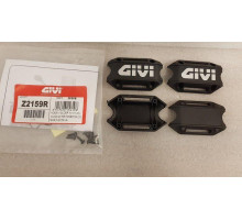 Givi, бокові кофри, пластикові, з написом Givi, чорний