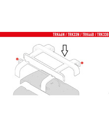 Givi TRK46/TRK33 захисна верхня решітка для кофра чорна