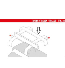 Givi TRK46/TRK33 захисна верхня решітка для кофра чорна