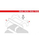 Givi TRK46/TRK33 захисна верхня решітка для кофра чорна
