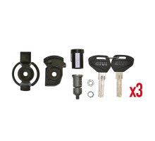 Givi, комплект ключів для кофра, 3 вставки + 6 ключів, чорний