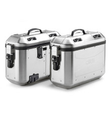 Givi Trekker Dolomiti боковий кофр алюмінієвий 36л сріблястий