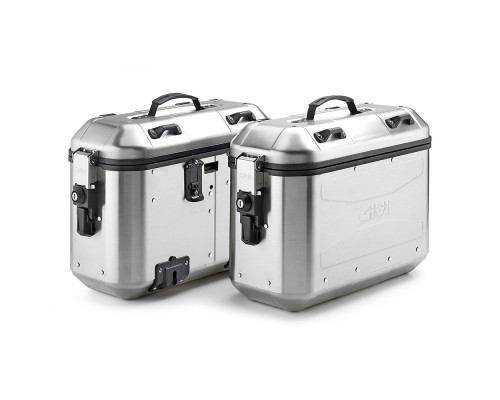 Givi Trekker Dolomiti боковий кофр алюмінієвий 36л сріблястий