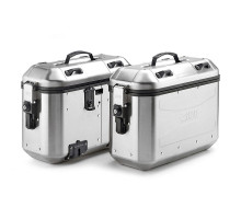 Givi Trekker Dolomiti боковий кофр алюмінієвий 36л сріблястий