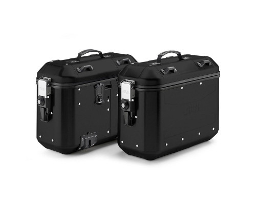 Givi Trekker Dolomiti Бічний Кофр Алюмінієвий Чорний 2x36л