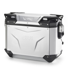 Givi Trekker Outback Evo Smart Бічний Кофр Алюмінієвий 37L Сріблястий