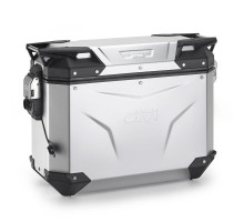 Givi Trekker Outback Evo Smart боковий кофр анодований 37л правий сріблястий