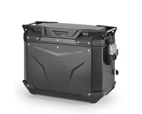 Givi Trekker Outback Evo Smart Боковий Кофр Алюмінієвий 44л Чорний Лівий
