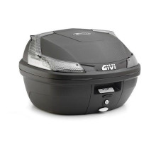 Givi B37 Tech центральний кофр Monolock 37л чорний з пластиковою пластиною