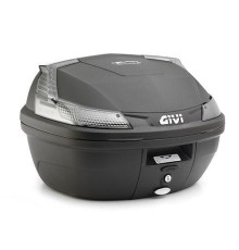 Givi B37 Tech центральний кофр Monolock 37л чорний з пластиковою пластиною