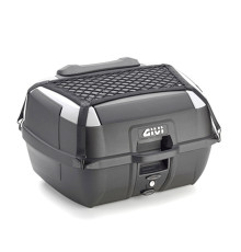 Givi B45+ центральний кофр Monolock 45л з сіткою, підкладкою і спинкою чорний