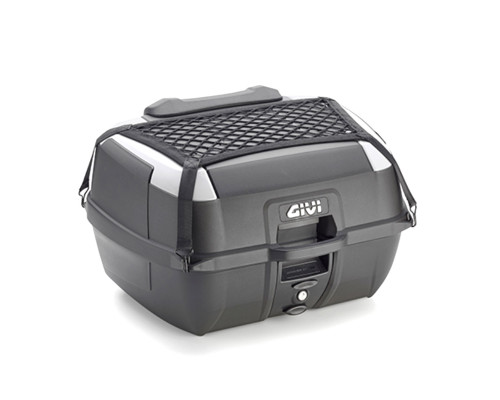 Givi B45+ центральний кофр Monolock 45л з сіткою, підкладкою і спинкою чорний