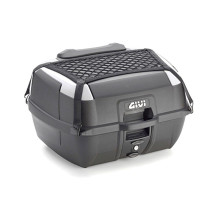 Givi B45+ центральний кофр Monolock 45л з сіткою, підкладкою і спинкою чорний