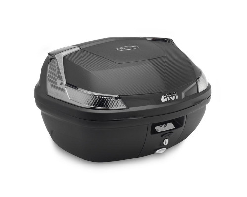 Givi B47 Tech Monolock центральний кофр 47л чорний з пластиковою пластиною