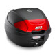 Givi E300 центральний кофр Monolock 30л з пластиковою пластиною чорний