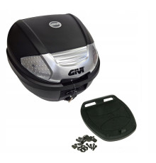 Givi E300 Tech центральний кофр Monolock 30л з пластиковою пластиною чорний