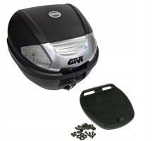 Givi E300 Tech центральний кофр Monolock 30л з пластиковою пластиною чорний