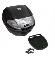 Givi E300 Tech центральний кофр Monolock 30л з пластиковою пластиною чорний