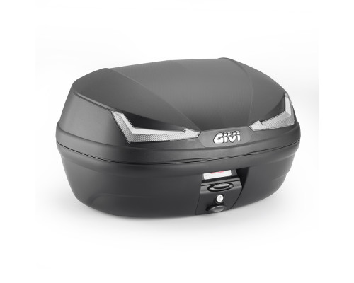 Givi E455 центральний кофр Monolock 45л з пластиковою пластиною чорний