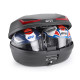 Givi E455 центральний кофр Monolock 45л з пластиковою пластиною чорний