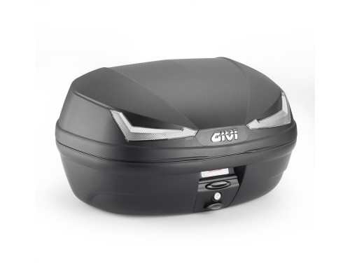 Givi E455 центральний кофр Monolock 45л з пластиковою пластиною чорний