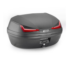 Givi E455 центральний кофр Monolock 45л чорний з пластиковою пластиною