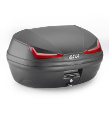 Givi E455 центральний кофр Monolock 45л чорний з пластиковою пластиною