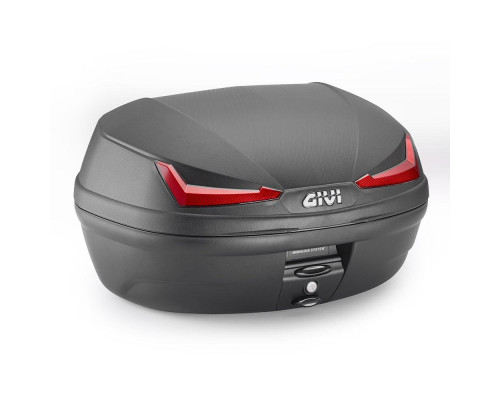 Givi E455 центральний кофр Monolock 45л чорний з пластиковою пластиною