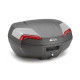 Givi E46 Riviera центральний кофр Monolock 46L чорний з пластиковою пластиною